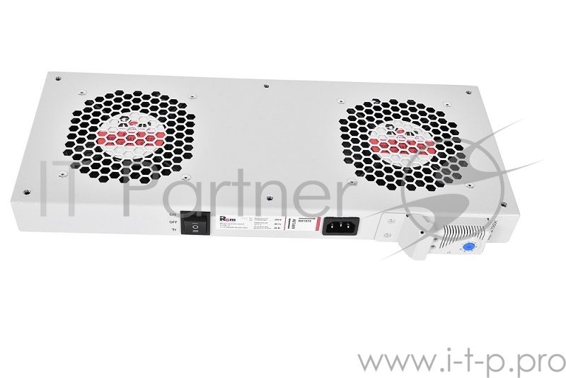 Аксессуар ЦМО Модуль вентиляторный, 2 вентилятора с терморегулятором R-FAN-2T