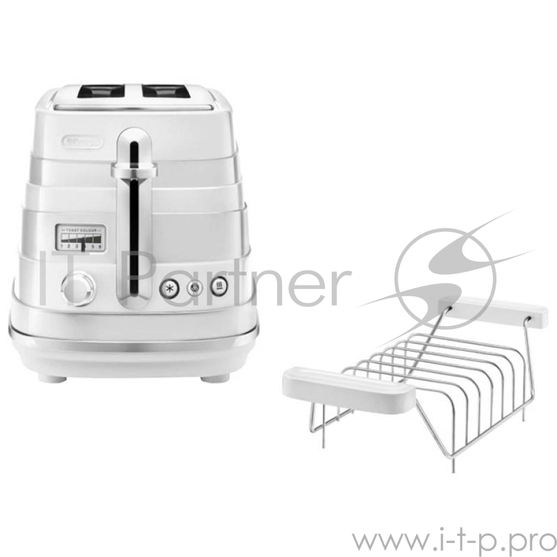Тостер Delonghi CTA 2103 W Avvolta белый