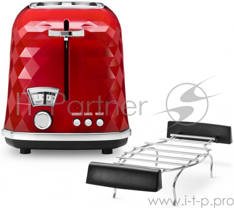 Тостер Delonghi CTJ2103.R 900Вт красный