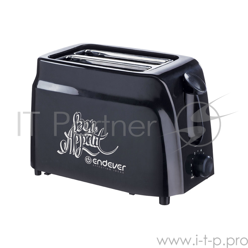 Тостер Endever Skyline ST-112, чёрный, 750 Вт., 6 режимов