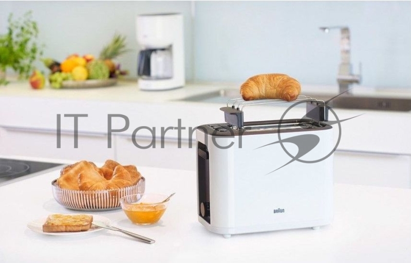 Тостер Braun HT3010WH 1000Вт черный