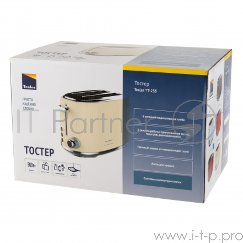 Тостер TESLER TT-255 BLACK