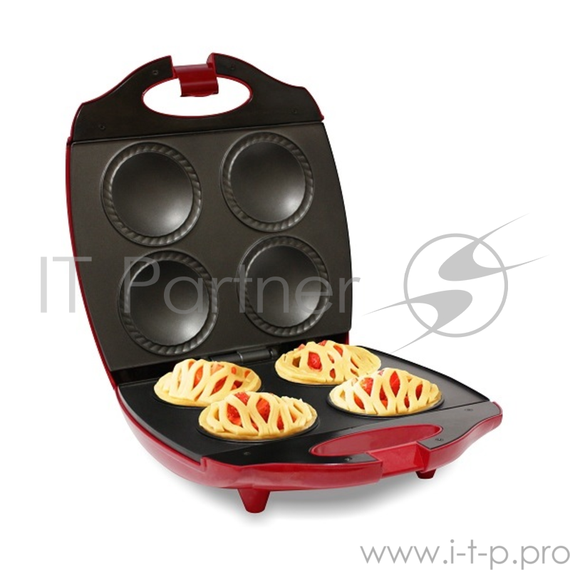 Паймейкер-Прибор для приготовления пирогов Pullman PL-1023R (красный)+книга рецептов