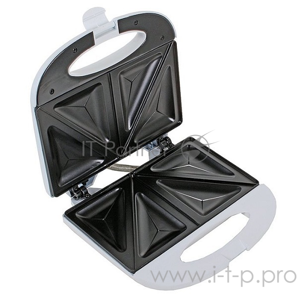 Сэндвичница SCARLETT SC-1119 белый, 700Вт, антипригарное покрытие, 2 ломтика (уп-ка 6шт)