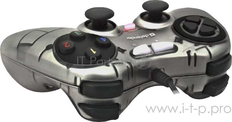 Геймпад DEFENDER Проводной геймпад Zoom USB Xinput, 10 кнопок, 2 стика 64244