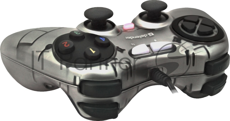 Геймпад DEFENDER Проводной геймпад Zoom USB Xinput, 10 кнопок, 2 стика 64244