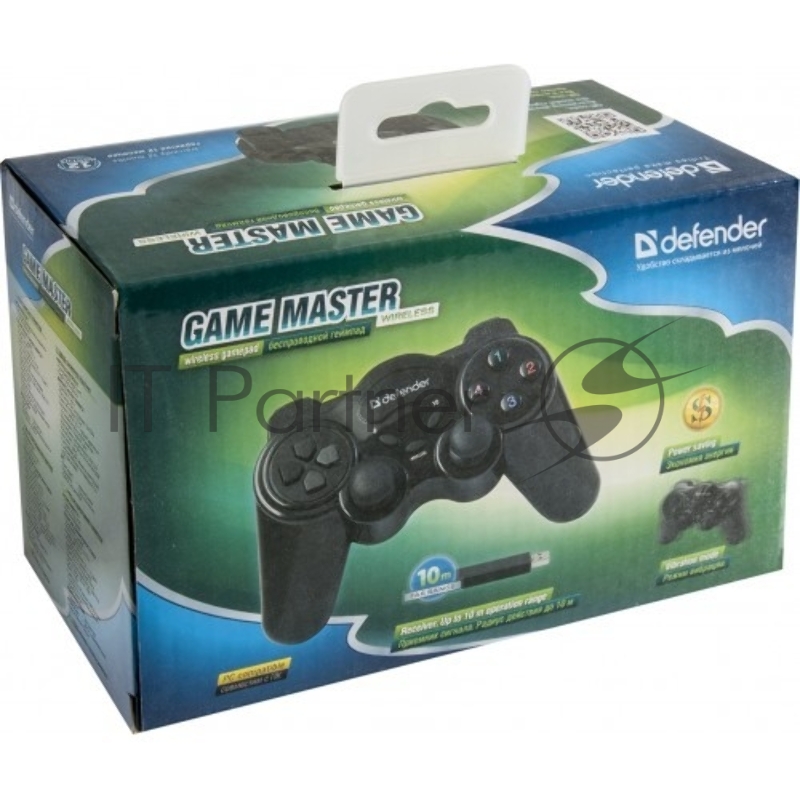 Геймпад DEFENDER GAME MASTER WIRELESS 64257 {геймпад беспроводной}