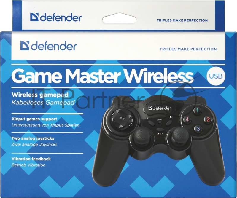 Геймпад DEFENDER GAME MASTER WIRELESS 64257 {геймпад беспроводной}