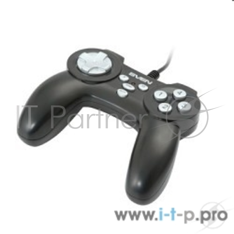 Геймпад SVEN Scout, чёрный SV-063004 {Геймпад, USB, 12 кнопок}