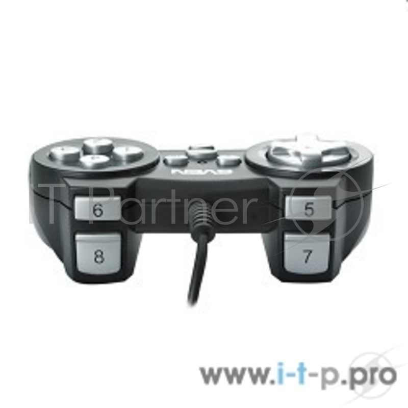 Геймпад SVEN Scout, чёрный SV-063004 {Геймпад, USB, 12 кнопок}