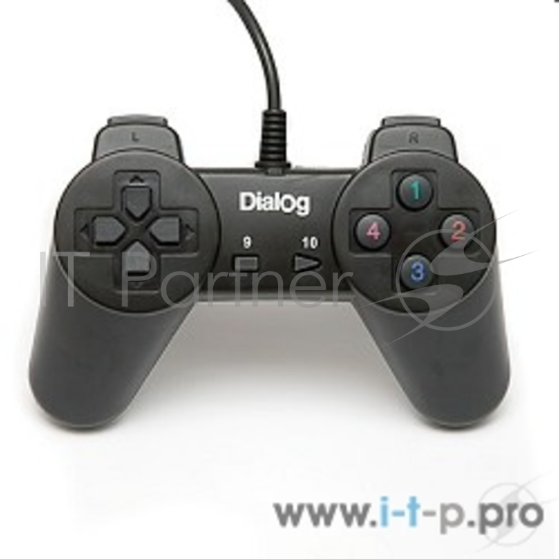 Геймпад Dialog Action GP-A01, черный {Геймпад, 10 кнопок, USB}