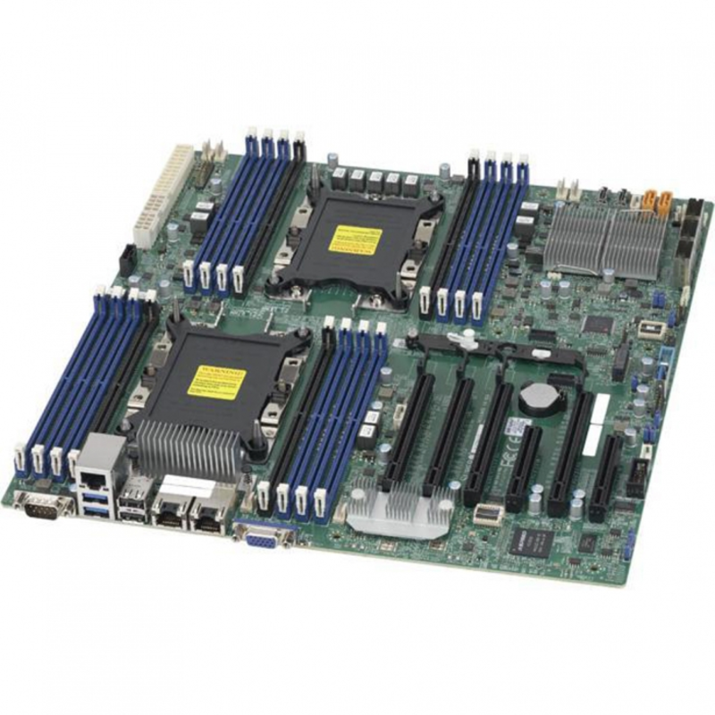 Материнская плата Supermicro MBD-X11DPI-N-O {4xPCI-E DSub 2xGbLAN SATA RAID E-ATX 16DDR4}