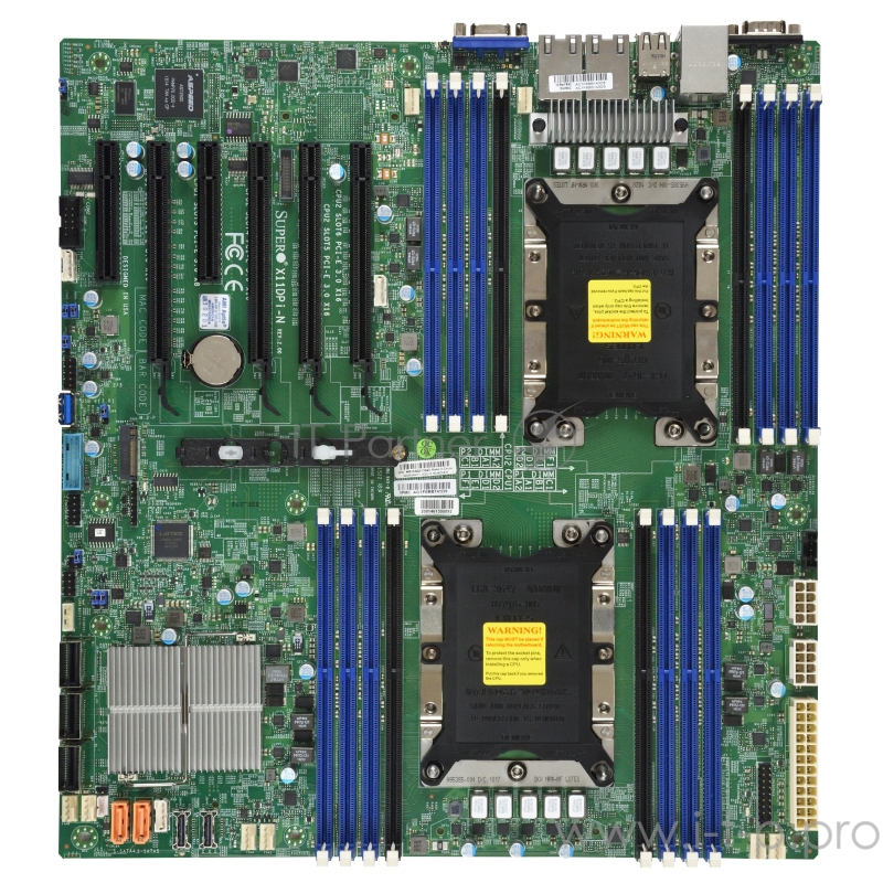 Материнская плата Supermicro MBD-X11DPI-N-O {4xPCI-E DSub 2xGbLAN SATA RAID E-ATX 16DDR4}