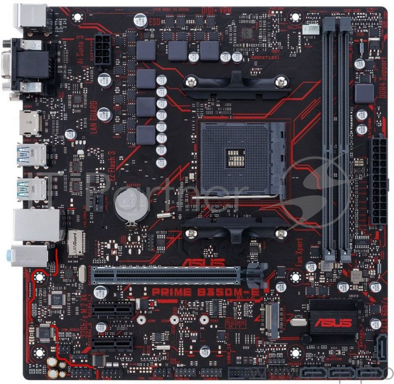 Материнская плата ASUS PRIME B350M-E RTL