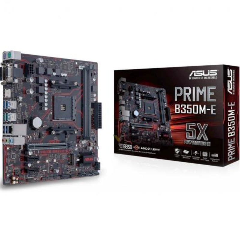 Материнская плата ASUS PRIME B350M-E RTL