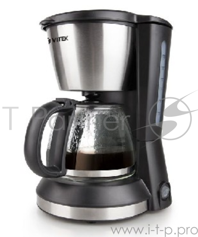 Кофеварка Vitek VT-1506 ВК черный (черный, 550 Вт, 0,7 л, капельная)