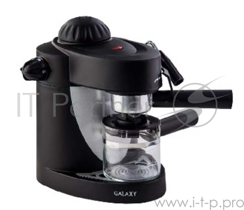 Кофеварка GALAXY GL 0752 Мощность, Вт: 900 Объем, л: 0,24 (2-4 чашки) Выключатель/переключатель режимов Отсек для хранения шнура питания Съемный поддон Съемный контейнер с фильтром Автоотключение при отсутствии воды Давление, Бар: 5 Капучинатор Индик