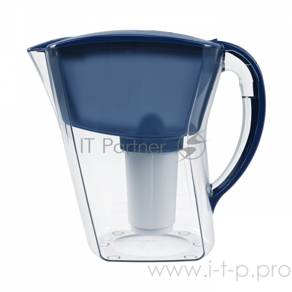 Фильтр Кувшин Аквафор Аквамарин синий, Объем 3,8л/1,7л (воронка). Ресурс 350л, модуль A5. Энциклопа