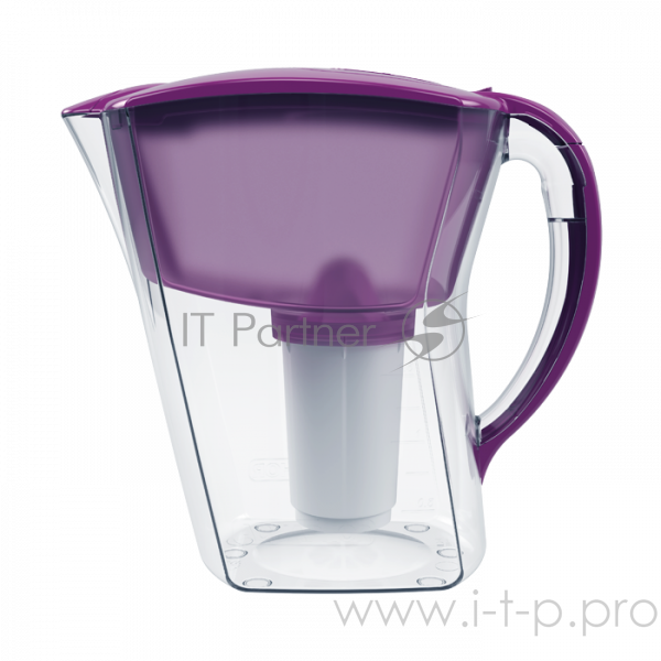 Фильтр Кувшин Аквафор Аквамарин цикламен, Объем 3,8л/1,7л (воронка). Ресурс 350л, модуль A5. Энциклопа