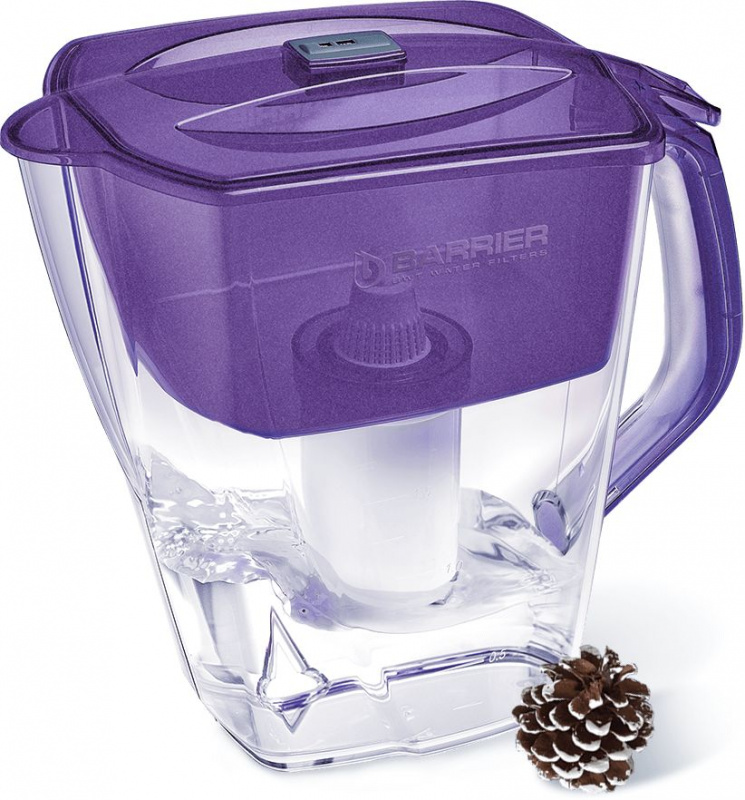 Кувшин Барьер Гранд Нео жемчужный/фиолетовый 4.2л.