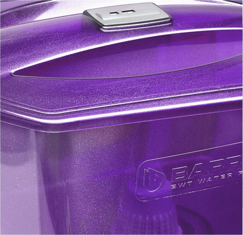 Кувшин Барьер Гранд Нео жемчужный/фиолетовый 4.2л.