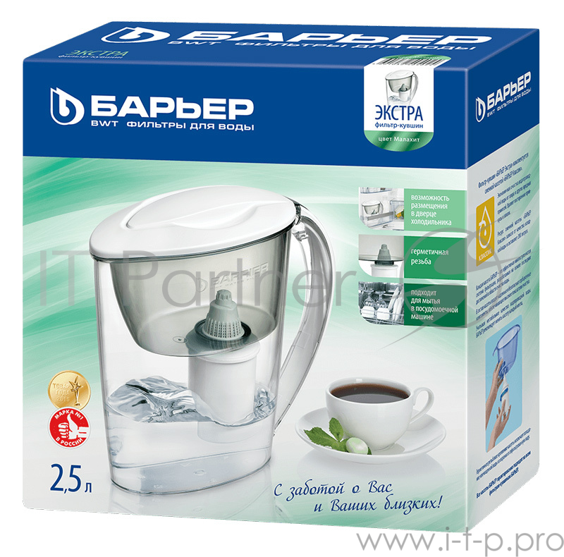 Фильтр для воды Барьер Экстра белый