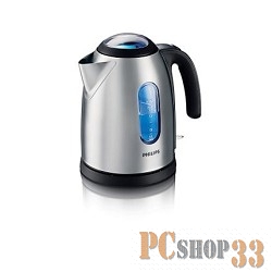 Чайник Чайник PHILIPS HD4667/20, 2400Вт, серебристый и черный