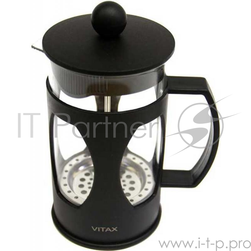 Френч-пресс Vitax VX-3016 (600 мл) пластик (BK)