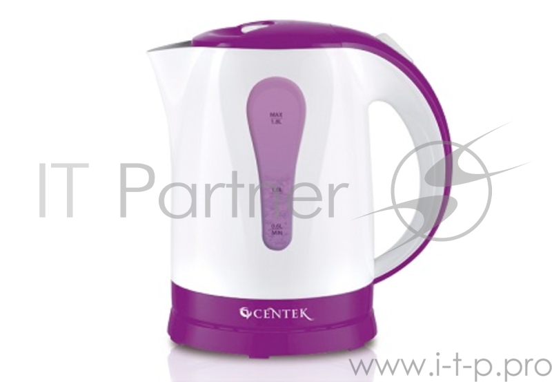 Чайник Centek CT-1007 Red PROMO 1.8л, 2200Вт, открывание ручкой, рисунок