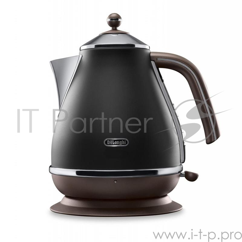 Чайник 2000Вт, 1,7л., 360*, скрыт. нагрев. элемент, металл/пластик, черный, KBOV 2001.BK