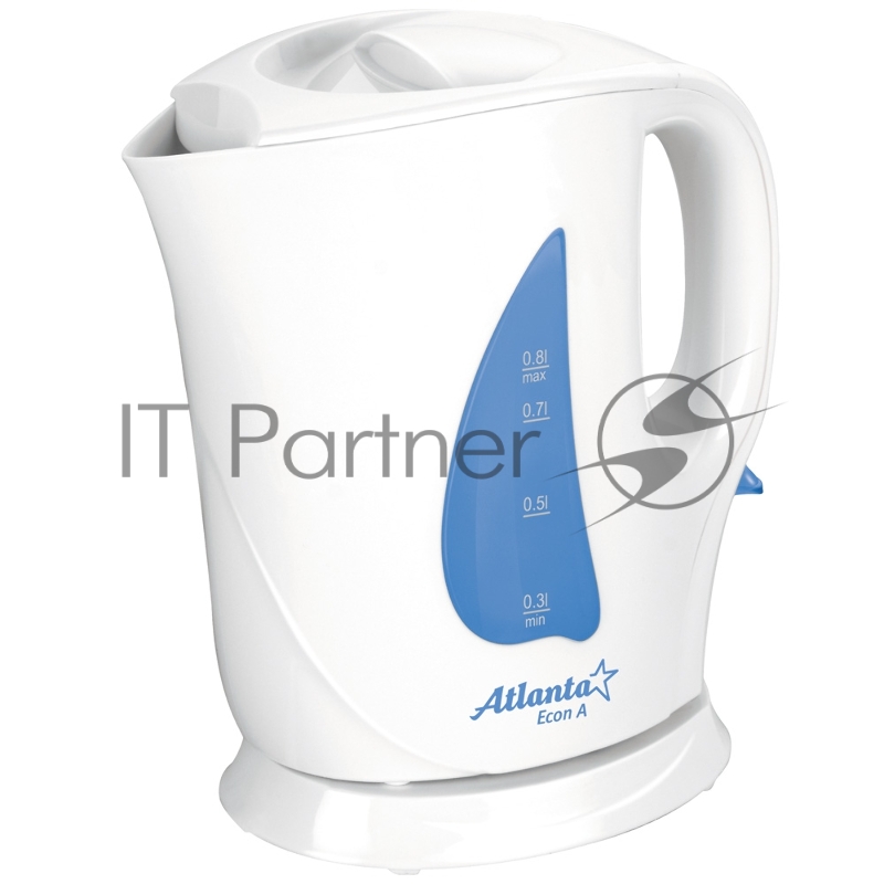 Чайник ATLANTA ATH-717 синий(Объем 0,8 л. Мощность 900 W. Быстрое закипание. Фильтр от накипи. ТЭН из нержавеющей стали .Автоматическое отключение. Защита от перегрева без воды. Низкий уровень энергопотребления. Цвет синий.)