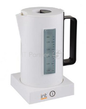 Чайник Irit IR-1227 (белый, 1.7 л, 1850 Вт)
