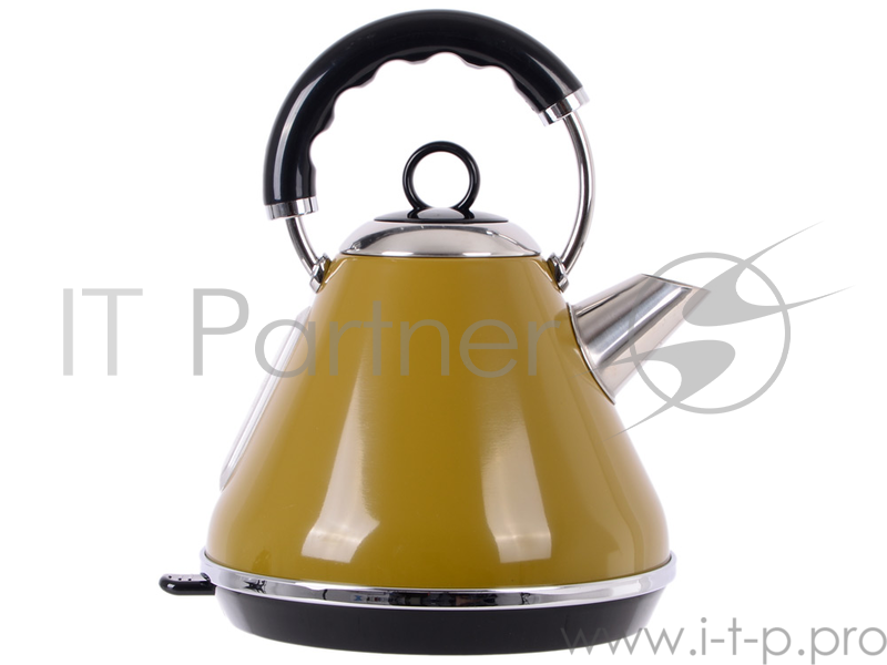 Чайник электрический UNIT UEK-262, сталь, цветная эмаль, цвет - Горчичный, 1.7л., 2000Вт.