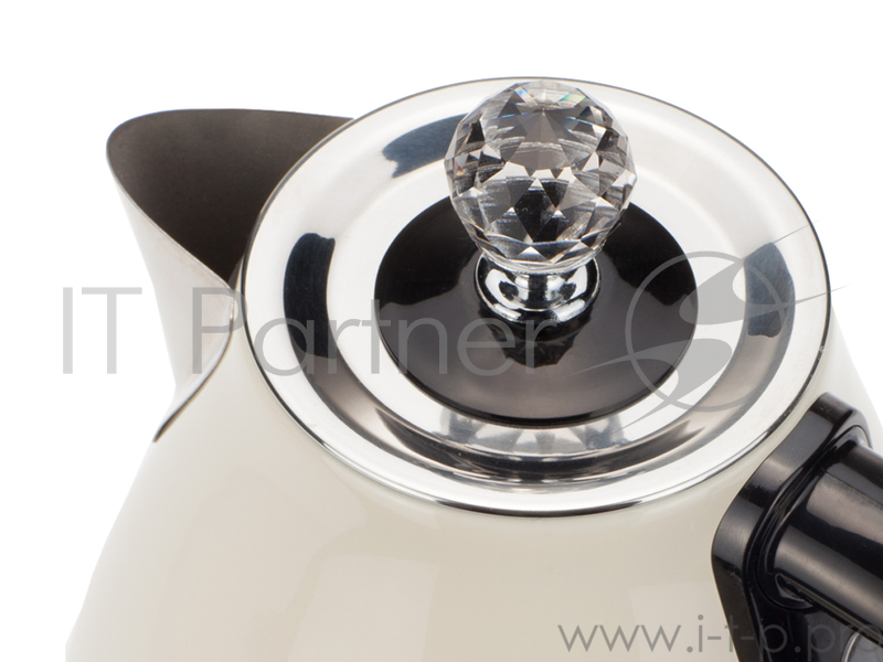 Чайник электрический UNIT UEK-263, сталь, цветная эмаль, цвет - Бежевый, 1.7л., 2000Вт.