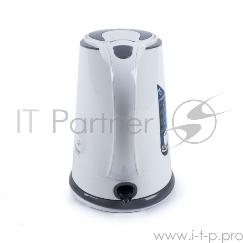 Чайник электрический Endever Skyline KR-314, 1,7л, 2200Вт, корпус пластик, автоотключение, бело-серый