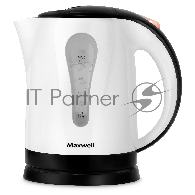Чайник Maxwell MW-1079 W (белый) (белый, 1,7 л, 2200 Вт)