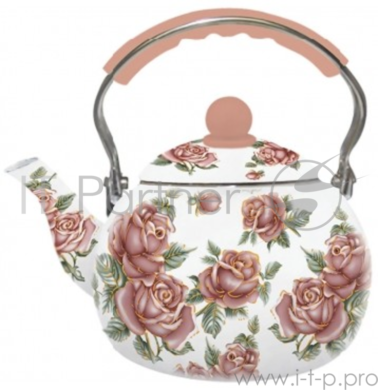 Чайник со свистком Zeidan Z-4114-03 об.2,5л.,эмалированная сталь