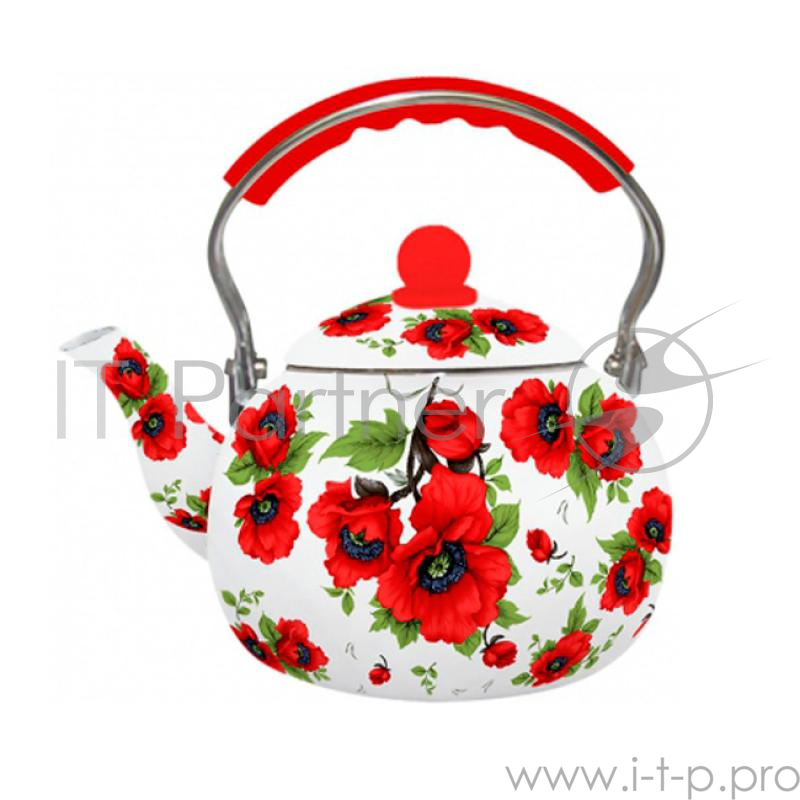 Чайник со свистком Zeidan Z-4114-02 об.2,5л.,эмалированная сталь