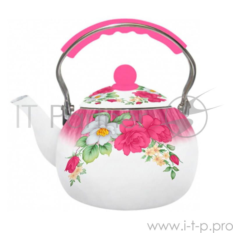 Чайник со свистком Zeidan Z-4114-01 об.2,5л.,эмалированная сталь