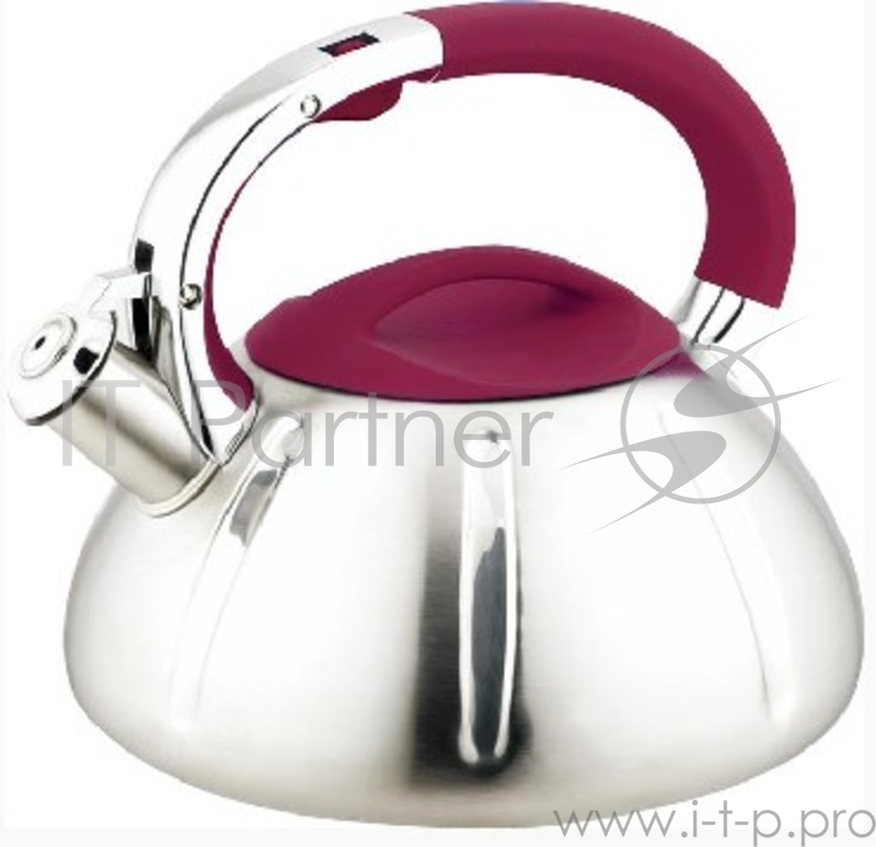 Чайник Galaxy GL 9208 со свистком (нерж. сталь, 3 л)