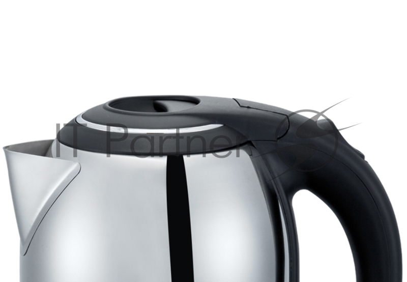 Чайник Centek CT-0037 (матовый) металл 2,0л, 2200W, большой объём, хромированная вставка