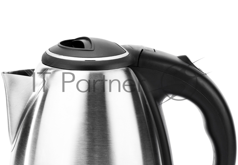 Чайник Centek CT-0035 (матовый) металл 1,5л, 2000W, хромированная вставка на крышке