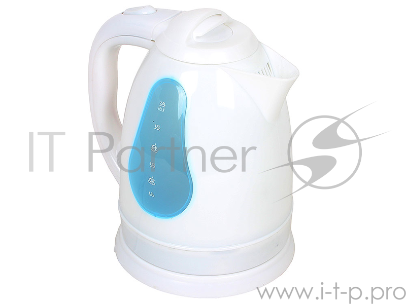 Чайник электрический Великие реки Кип-2 пластиковый корпус, 1,8 л, 1800 Вт