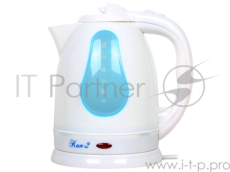 Чайник электрический Великие реки Кип-2 пластиковый корпус, 1,8 л, 1800 Вт