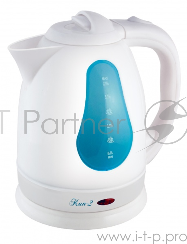 Чайник электрический Великие реки Кип-2 пластиковый корпус, 1,8 л, 1800 Вт