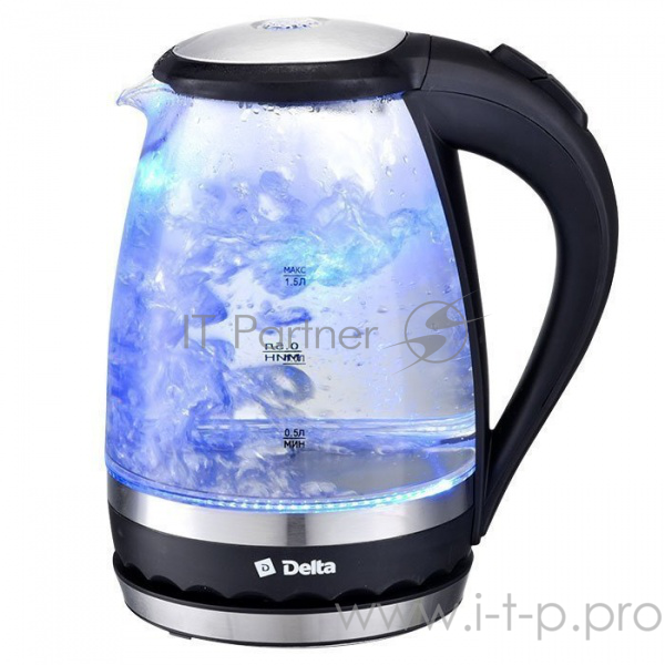 Чайник DELTA DL-1202 черный