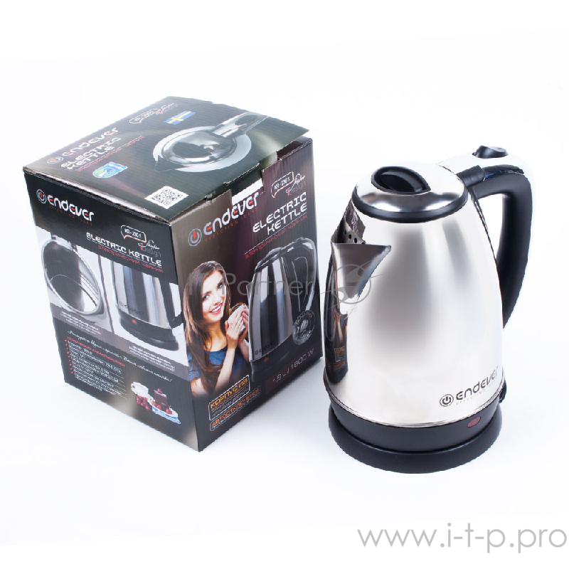Чайник Endever KR-230S (1,8л, стальной зеркальный)