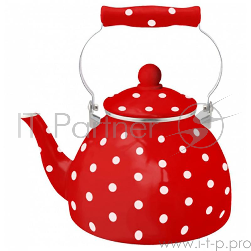 Чайник ZEIDAN Z-4132-03 3,0 л, эмалированная сталь, комбинированная ручка, внутреннее черное эмалированное покрытие обладает свойством «антинакипь», наружное покрытие - эмаль с рисунком. Подходит для индукции. Подарочная упаковка.