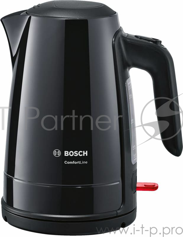Чайник электрический Bosch TWK6A013 1.7л. 2400Вт черный (корпус: пластик)