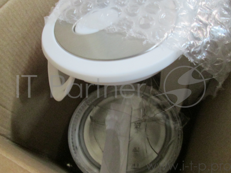 Чайник Endever Skyline KR-325 G 2200Вт, 1,8л, корпус стекло, белый, LED подсветка